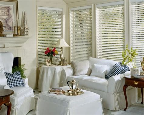 Wonderful Faux Wood Blinds For Living Room Design Ideas | Sophisticated ...