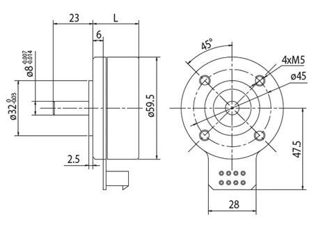 BLDC Motor Außenläufer Typ BL60 PowerTronic