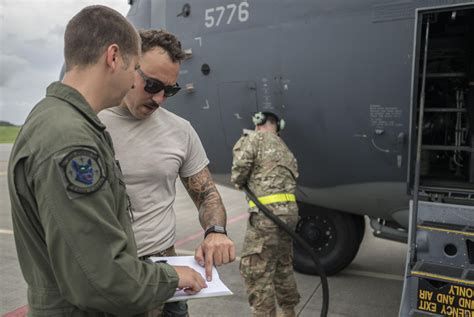 Pacific Commandos Exercise Readiness During Typhoon Evac Air Force