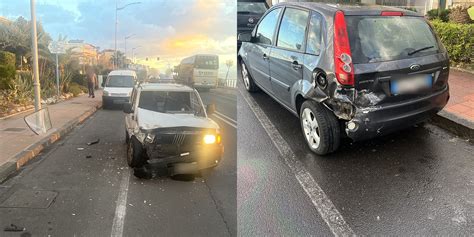 Sikilynews It S Teresa Sbanda E Si Schianta Contro Un Auto In Sosta