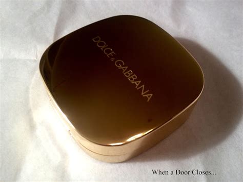 When A Door Closes Dolce And Gabbana Perfect Finish Powder Foundation