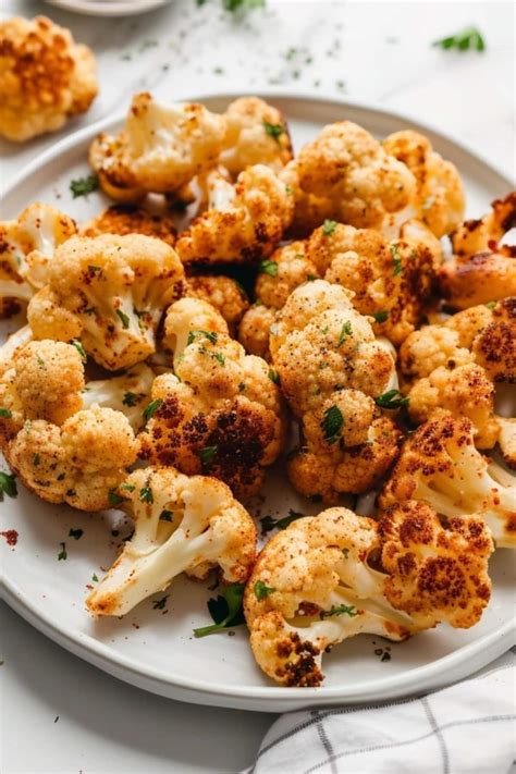Air Fryer Cauliflower Easy And Crispy Insanely Good