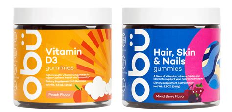 Glow And Grow Vitamin D3 And Hair Skin And Nails Gummies For Adults