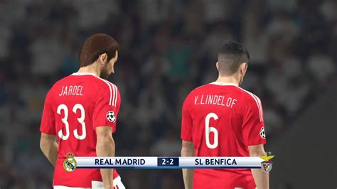 Real Madrid Vs Sl Benfica Champions Pro Evolution Soccer Youtube