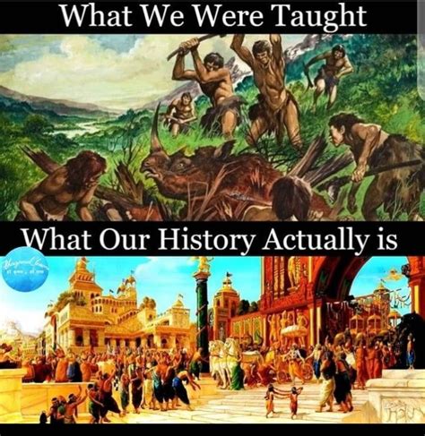 What We Were Taught And What Our History Actually Is Written On The