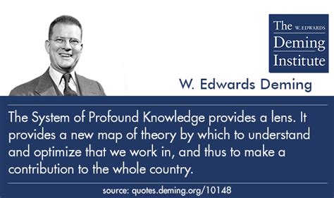 The System Of Profound Knowledge Prov By W Edwards Deming