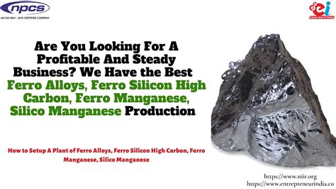 Ferro Alloys Ferro Silicon High Carbon Ferro Manganese Silico