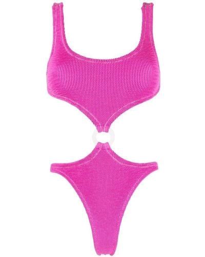 Pink Reina Olga Beachwear And Swimwear Outfits For Women Lyst