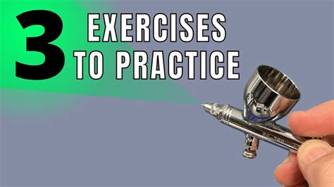 3 Airbrushing Exercises For Beginners YouTube