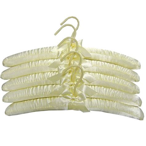 Set Of 5 Padded Foam Hangers Dunelm