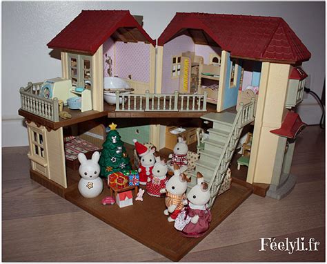 Les Sylvanian Families Coffret De No L Soeur Lapin Chocolat F Elyli