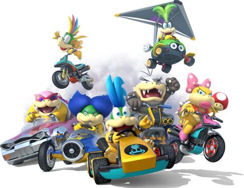 File:Koopalings Artwork - Mario Kart 8.png - Super Mario Wiki, the Mario encyclopedia