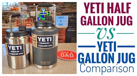 Yeti Half Gallon Water Jug Compared To Gallon Jug With Mag Cap Review