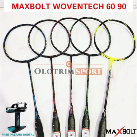 Raket Badminton Maxbolt Woven Tech Lbs Original Lazada Indonesia