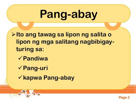 Pang Abay At Mga Uri Nito Anti Vuvuzela