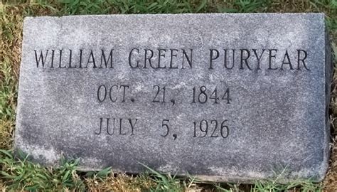 William Green Puryear 1844 1926 Find A Grave Memorial