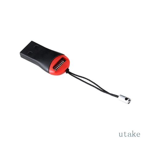 Utakee อะแดปเตอร์การ์ดรีดเดอร์ Usb 2 0 Sdhc Tf Flash Memory Card Reader