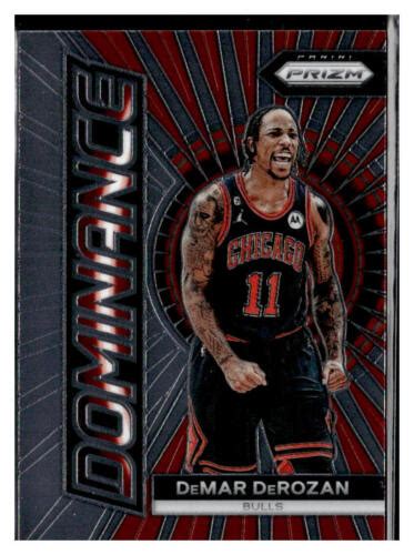 Panini Prizm Demar Derozan Dominance Bulls Ebay