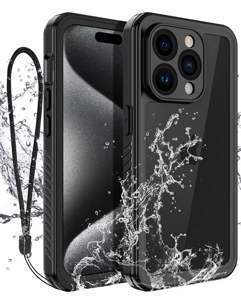 Casetego For Iphone 15 Pro Max Waterproof Case Ip68 14ft Underwater