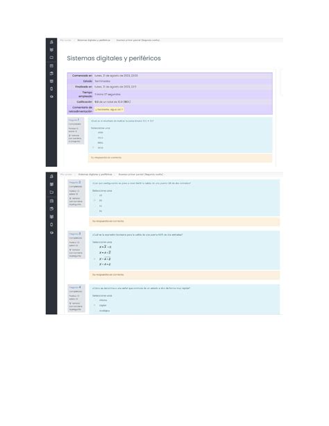 Examen Primer Parcial Segunda Vuelta Sistemas Digitales Y Perif Ricos
