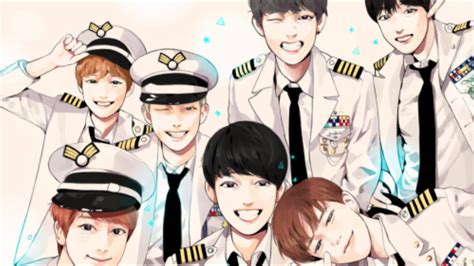 BTS Cartoon Wallpapers - Wallpaper Cave