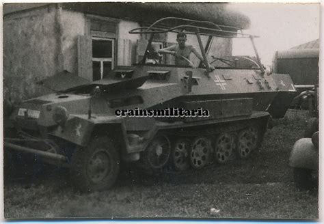 Orig Foto Sd Kfz 251 6 Panzerspähwagen m Wappen Postimages