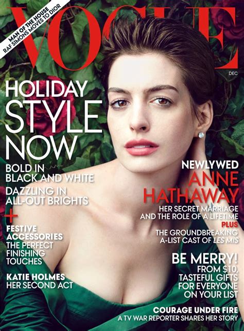 Anne Hathaway - Vogue December 2012