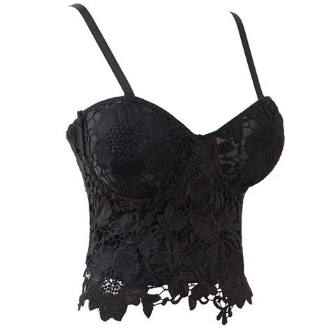 Hot Black Cotton Floral Lace Bra Sexy Plus Size Brassiere Push Up