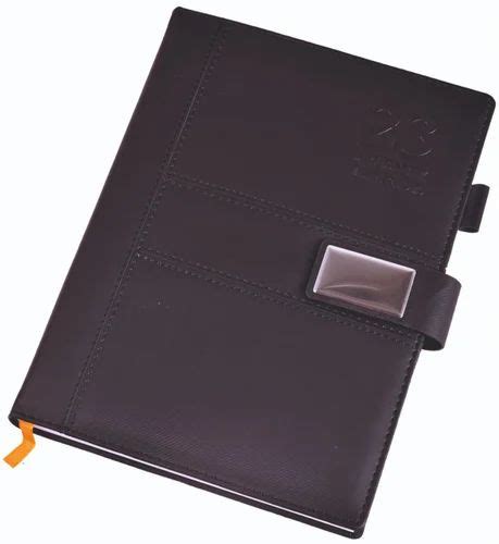 Hard Bound Necsafe 1 Date Pu Leather Executive Diary 2023 For Office