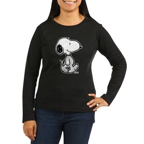 Peanuts Snoopy Womens Long Sleeve T Shirt Peanuts Snoopy Long Sleeve T Shirt By Snoopystore