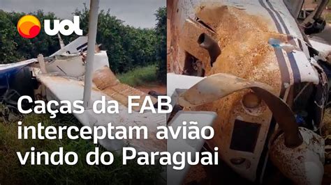 Ca As Da Fab Interceptam Avi O Vindo Do Paraguai Por Suspeita De