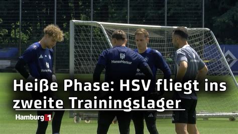 Heiße Phase HSV fliegt ins zweite Trainingslager YouTube