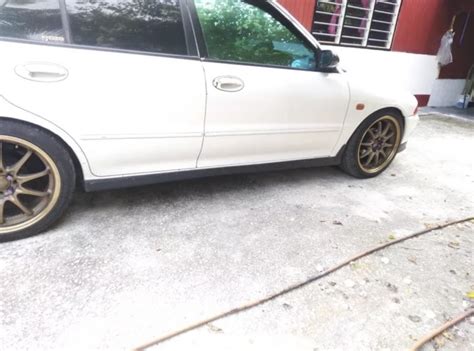 Proton Wira Saloon Sedan Aeroback Lancer Gsr Side Door Lower Skirt