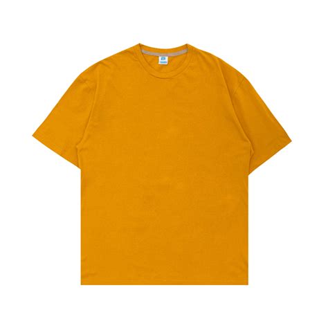 Jual KOZE Oversized Comfort Mustard Yellow T Shirt Kaos Polos