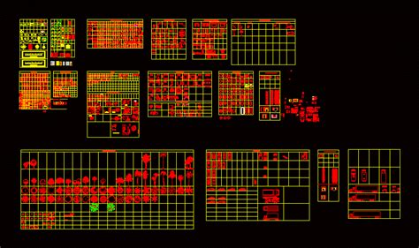 Various Blocks DWG Block for AutoCAD • Designs CAD