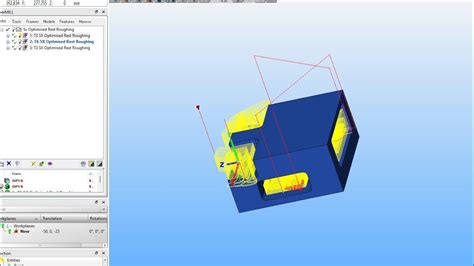 Hypermill Tips X Optimised Rest Roughing In Hypermill Youtube