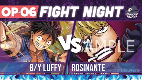 Luffy Vs Rosinante One Piece Card Game OP06 Match YouTube