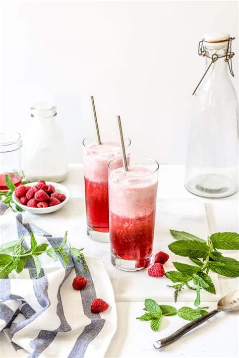 Mint Blackberry Raspberry Vegan Italian Cream Sodas The Butter Half