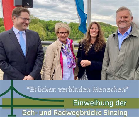 Geh Und Radweg In Sinzing Er Ffnet Csu Stadtratsfraktion Regensburg