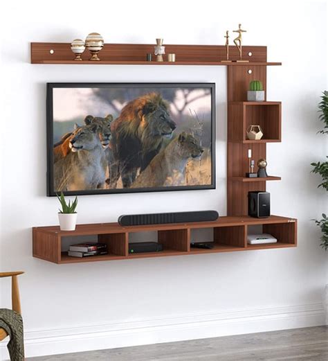 Buy Joan Wall Mount TV Unit For TV Upto 43\ in Wenge Finish at 100% OFF ...