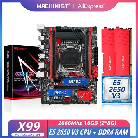 Machinist X Lga V Motherboard Micro Atx Intel Th Th Gen Pc