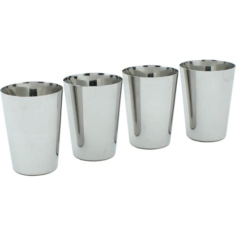 A Slice Of Green Stainless Steel Cups Set Of 4 A Slice Of Green