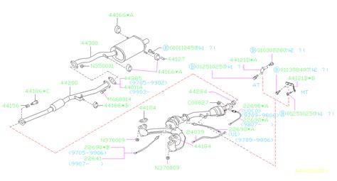 Subaru Forester Exhaust Muffler - 44305FC011 | Lou Fusz Subaru St ...