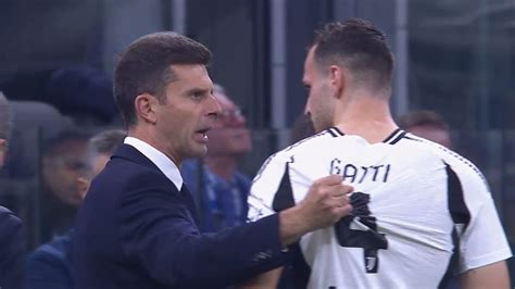 Cos Successo Tra Thiago Motta E Gatti Durante Inter Juve Un Rituale