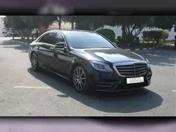 Mercedes-Benz S-Class 450 Black 2020 For Sale in Qatar