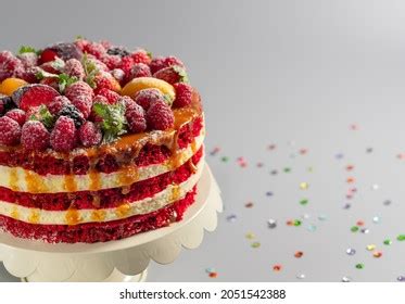 Naked Red Velvet Cake Images Stock Photos Vectors Shutterstock