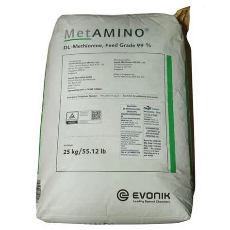 Powder DL Methionine Feed Grade 99 Packaging Type PP Bag At 265