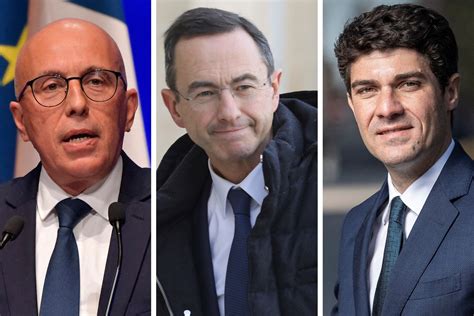 Présidence LR qui sont les candidats et quels sont leurs soutiens