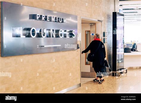 Edinburgh Airport Premium Lounges Stock Photo Alamy