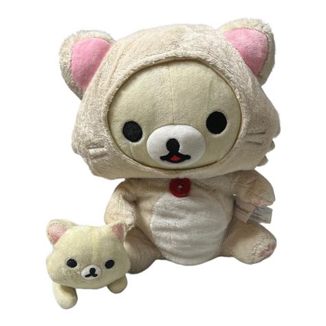 Rilakkuma Korilakkuma Cat Playing With Kitty Plush Depop